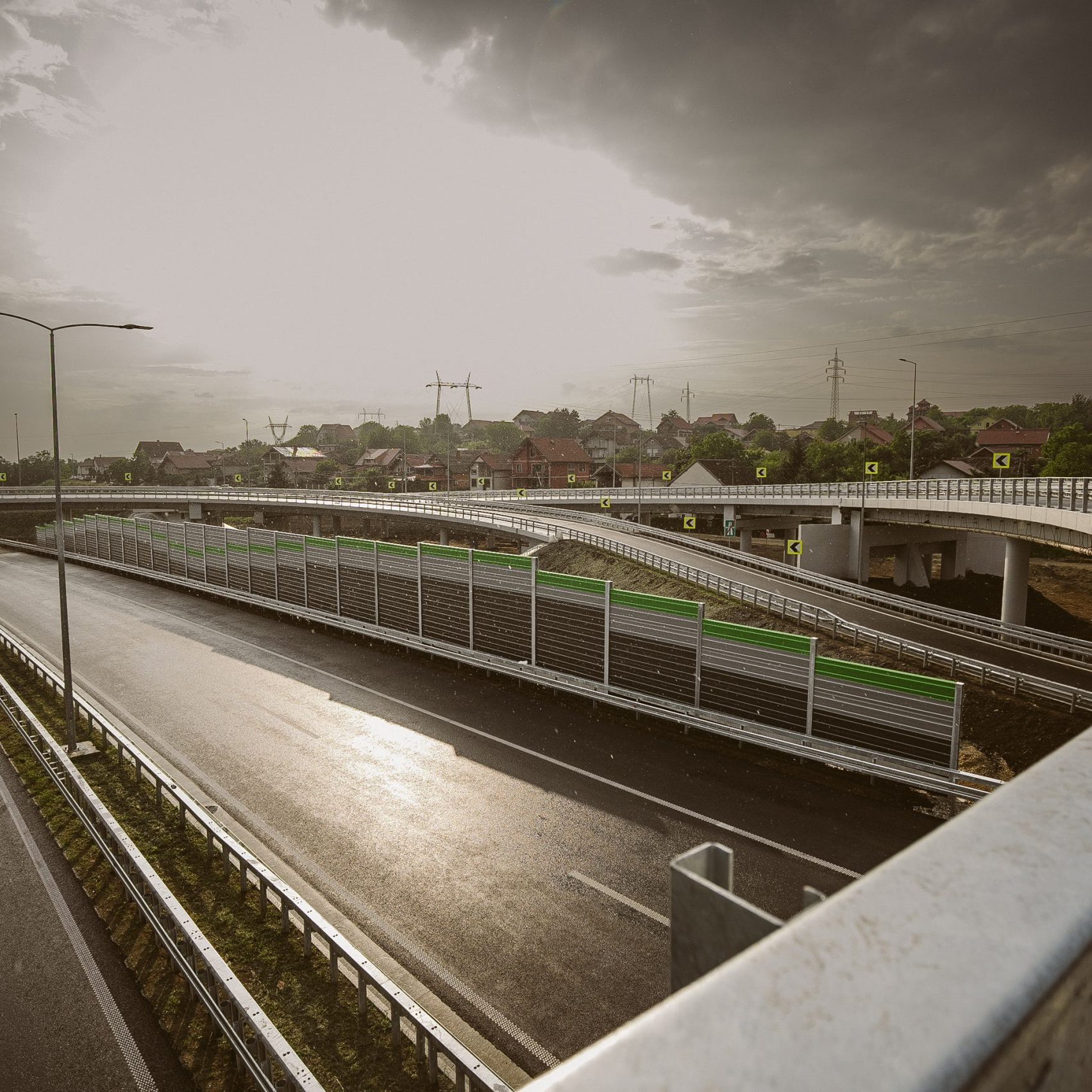 Obilaznica Beograd - ograda i paneli za zaštitu od buke; Bypass Belgrade