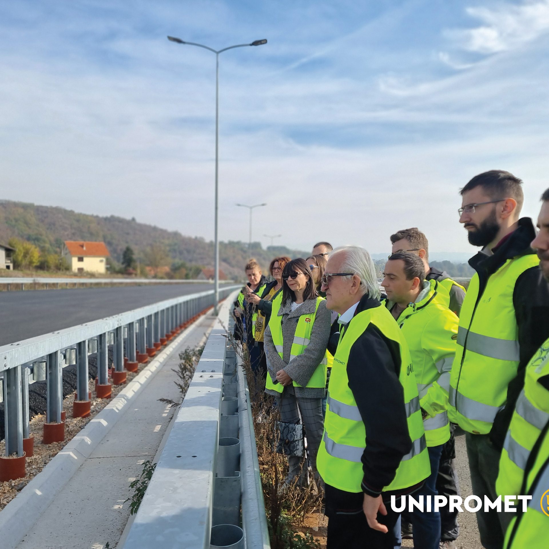 Visit from the CIP, Poseta CIP-a teren; Visit from the CIP Traffic Institute and engineers from Adomne