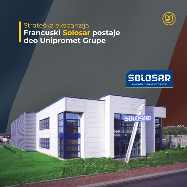 Kompanija „Solosar“ postaje deo Unipromet Grupe